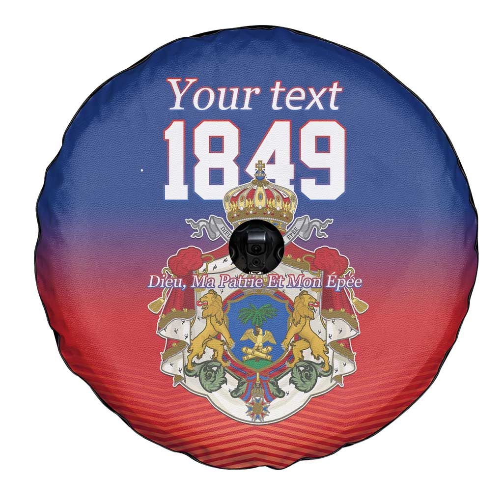 Personalized Haiti Second Empire Spare Tire Cover Anpi an Ayiti 1849-1859