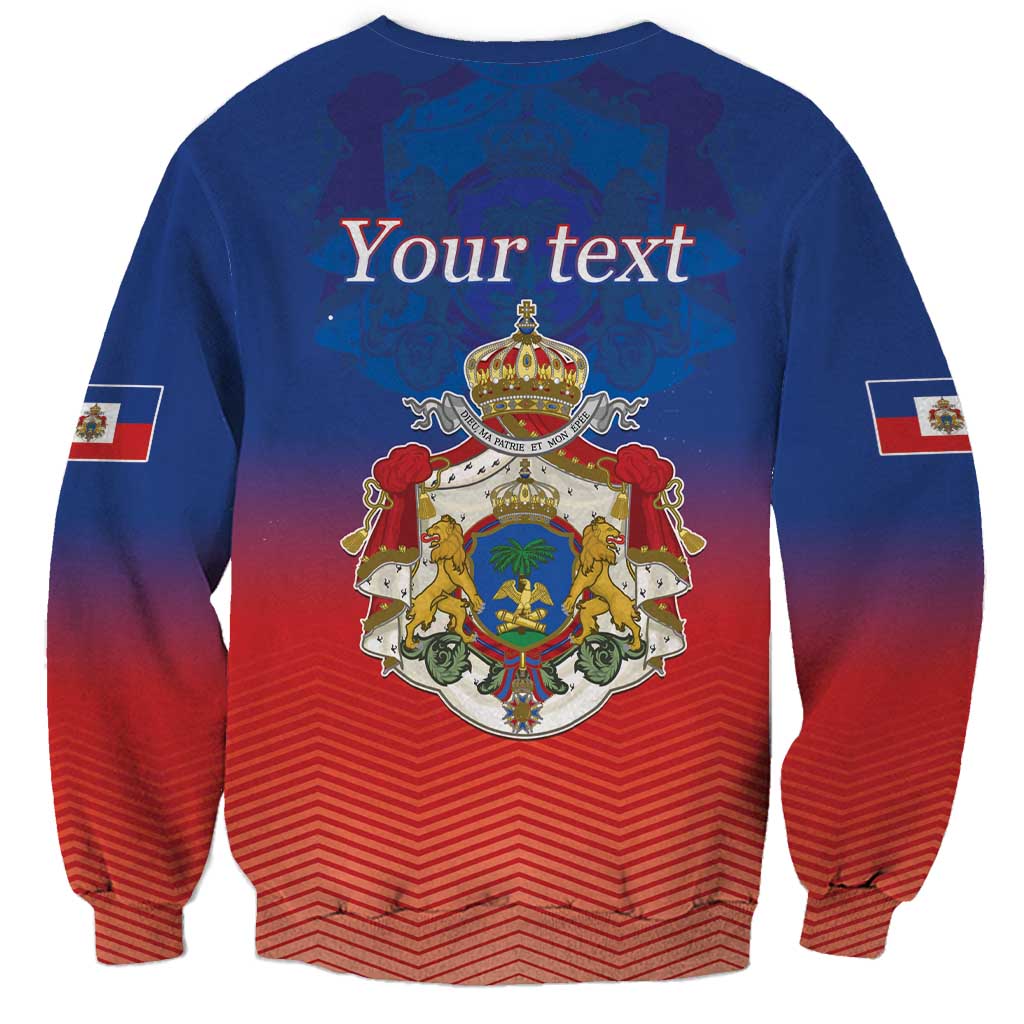 Personalized Haiti Second Empire Sweatshirt Anpi an Ayiti 1849-1859