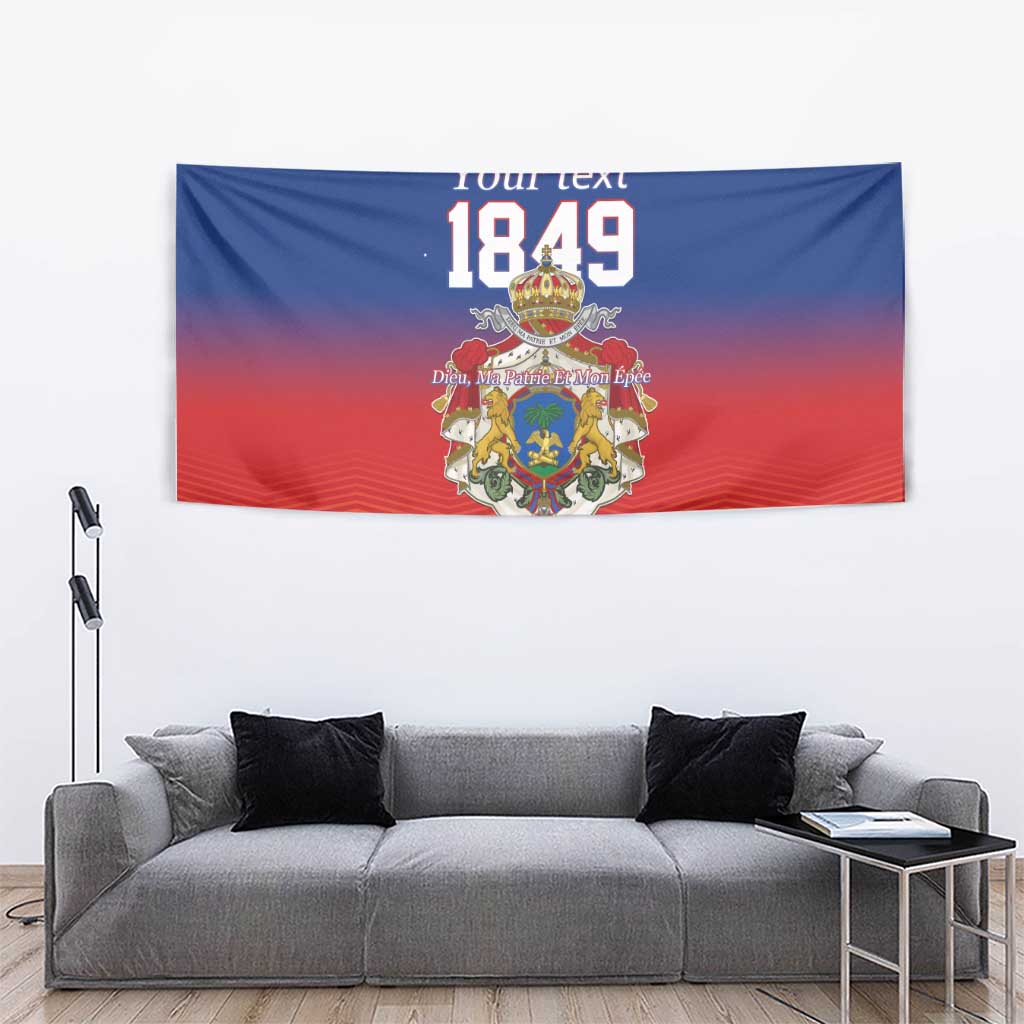 Personalized Haiti Second Empire Tapestry Anpi an Ayiti 1849-1859