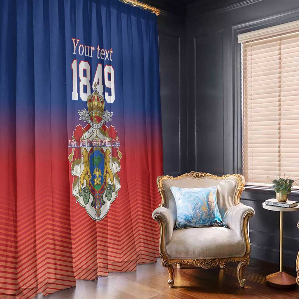 Personalized Haiti Second Empire Window Curtain Anpi an Ayiti 1849-1859