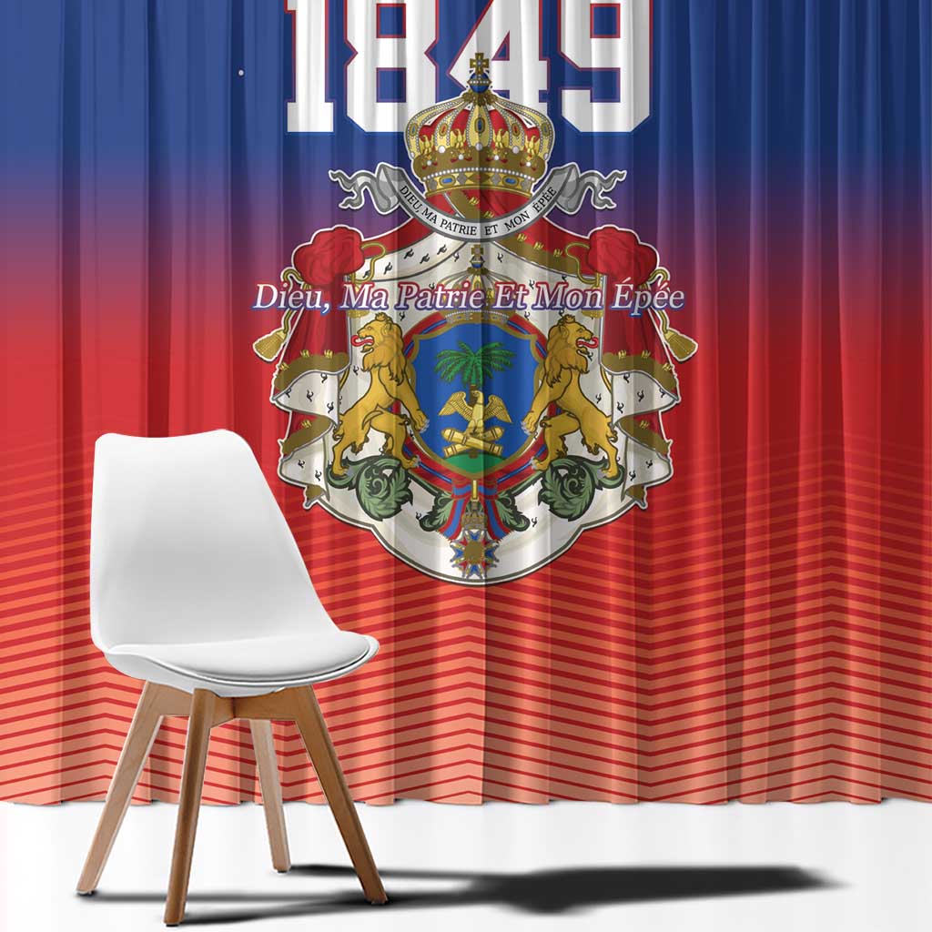 Personalized Haiti Second Empire Window Curtain Anpi an Ayiti 1849-1859