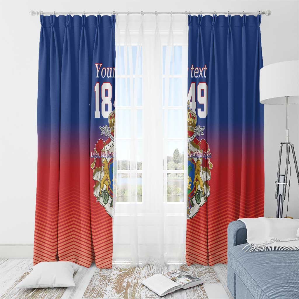 Personalized Haiti Second Empire Window Curtain Anpi an Ayiti 1849-1859