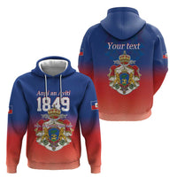 Personalized Haiti Second Empire Zip Hoodie Anpi an Ayiti 1849-1859