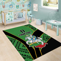 Republic of Lithuana Rugby Area Rug Sporty Style