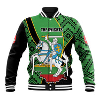 Republic of Lithuana Rugby Baseball Jacket Sporty Style