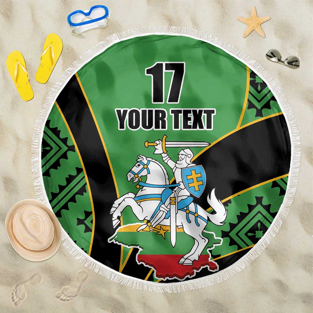 Republic of Lithuana Rugby Beach Blanket Sporty Style