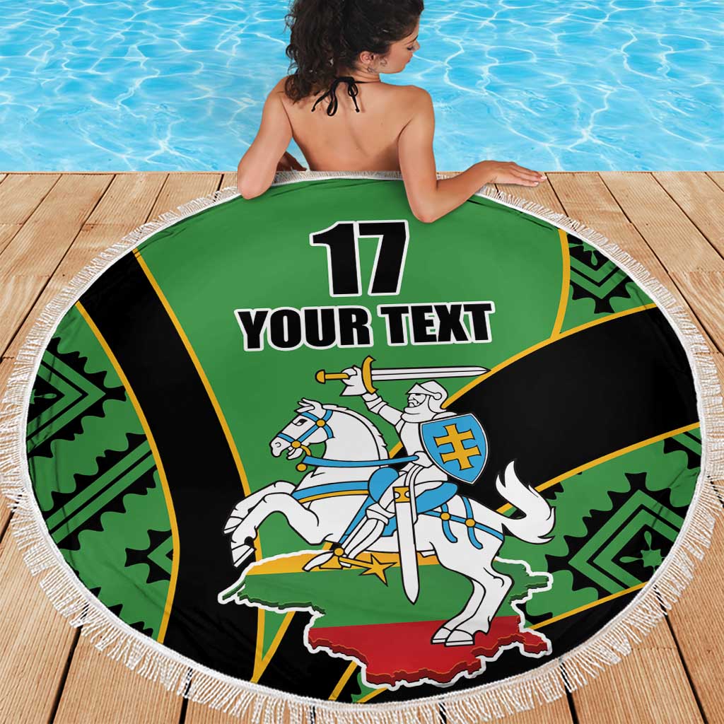 Republic of Lithuana Rugby Beach Blanket Sporty Style