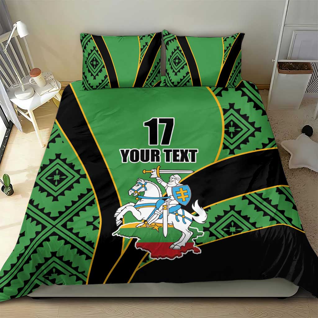 Republic of Lithuana Rugby Bedding Set Sporty Style