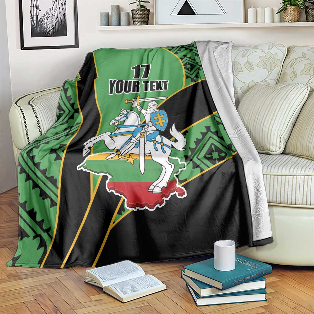 Republic of Lithuana Rugby Blanket Sporty Style