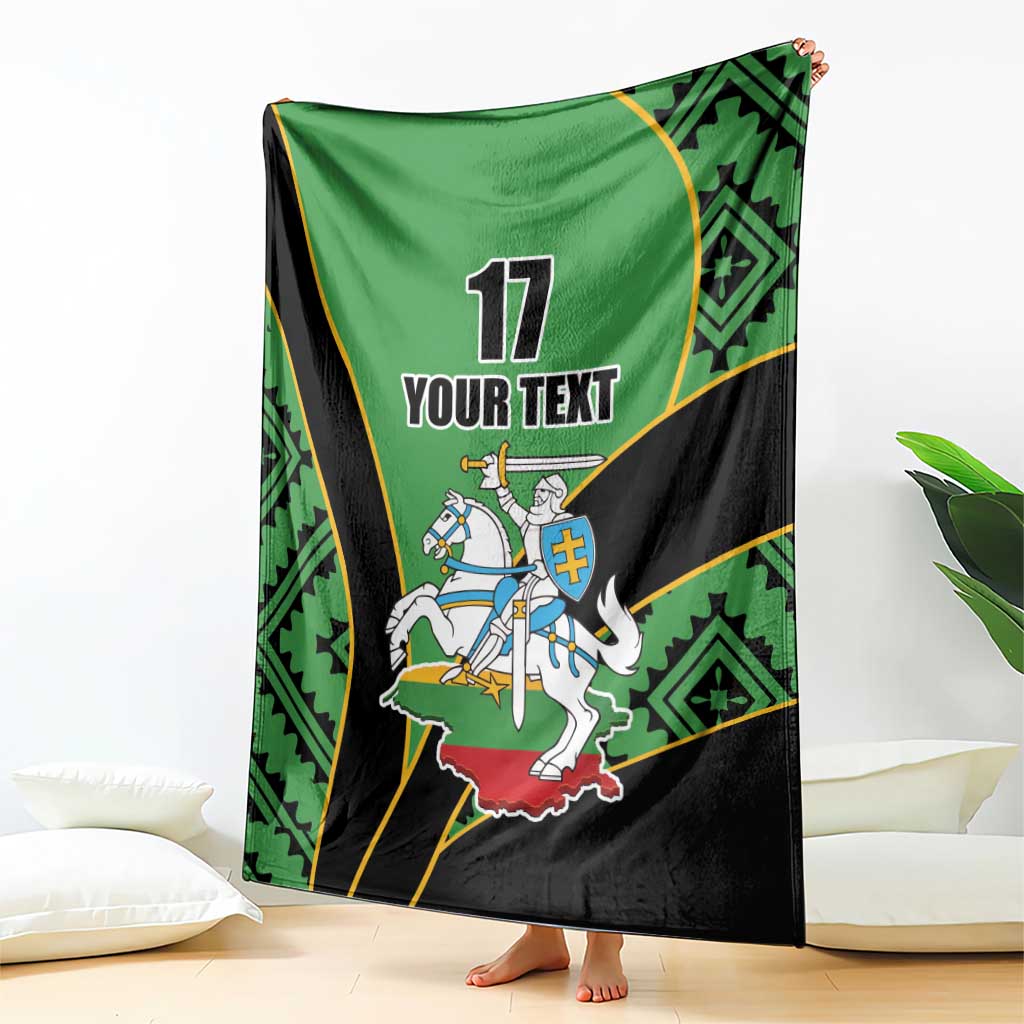 Republic of Lithuana Rugby Blanket Sporty Style
