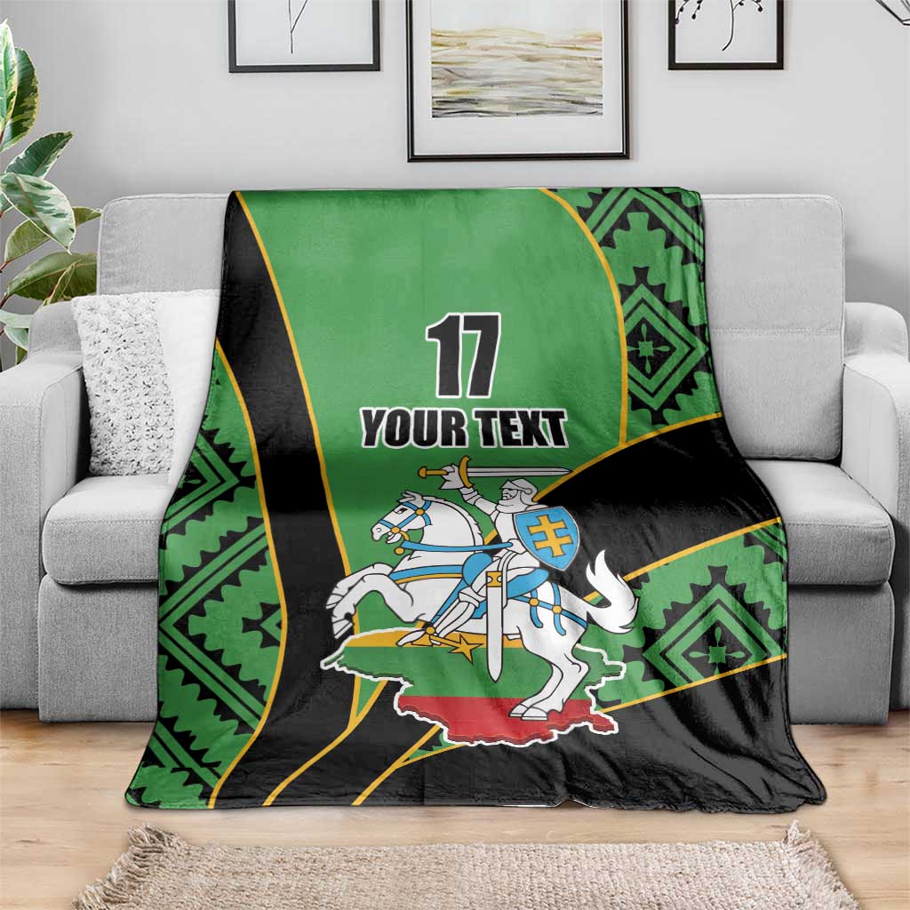 Republic of Lithuana Rugby Blanket Sporty Style