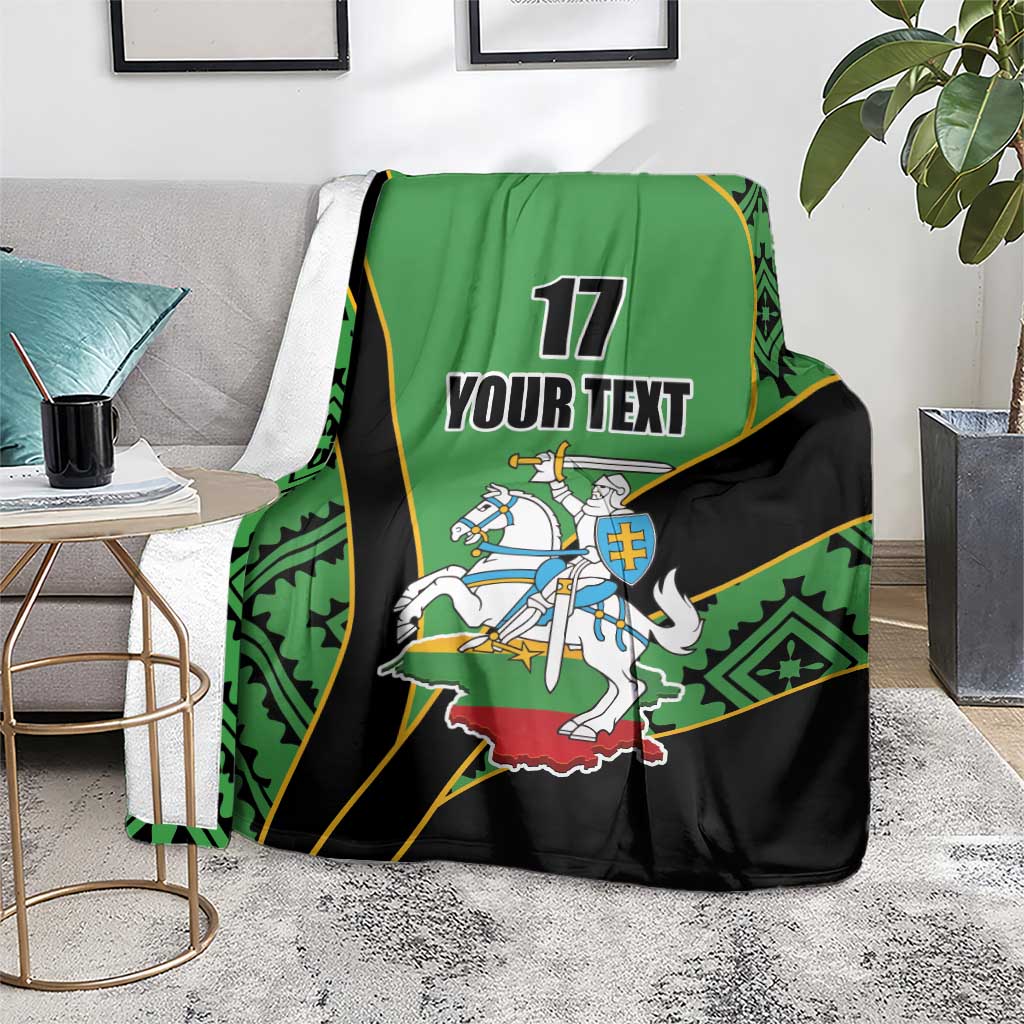 Republic of Lithuana Rugby Blanket Sporty Style
