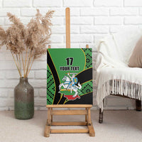 Republic of Lithuana Rugby Canvas Wall Art Sporty Style