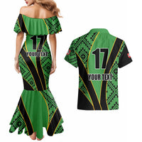 Republic of Lithuana Rugby Couples Matching Mermaid Dress and Hawaiian Shirt Sporty Style