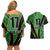 Republic of Lithuana Rugby Couples Matching Off Shoulder Short Dress and Hawaiian Shirt Sporty Style
