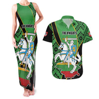 Republic of Lithuana Rugby Couples Matching Tank Maxi Dress and Hawaiian Shirt Sporty Style