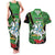 Republic of Lithuana Rugby Couples Matching Tank Maxi Dress and Hawaiian Shirt Sporty Style