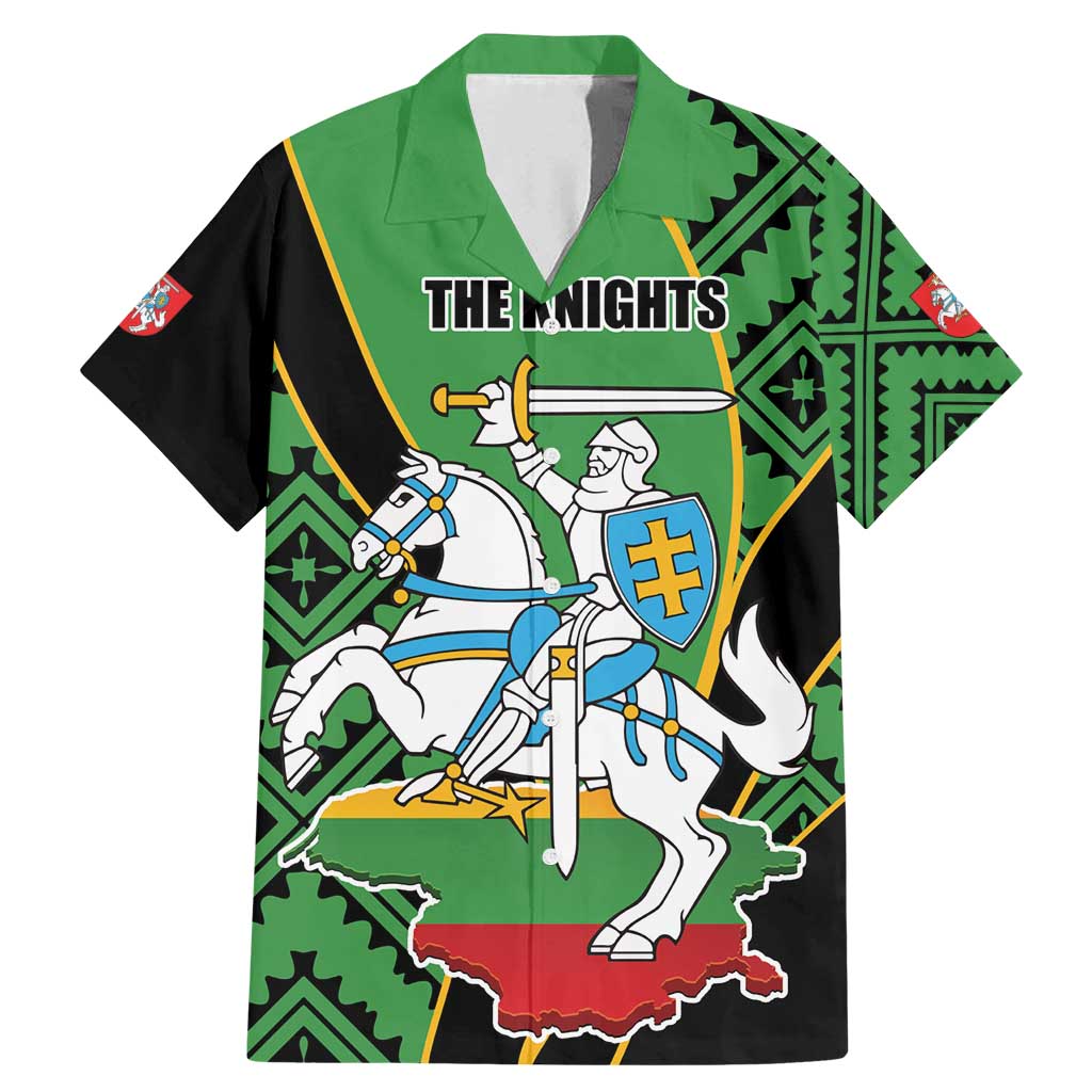 Republic of Lithuana Rugby Family Matching Mermaid Dress and Hawaiian Shirt Sporty Style