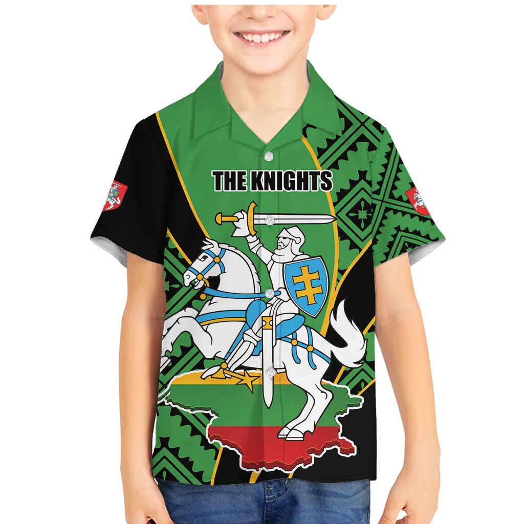 Republic of Lithuana Rugby Family Matching Mermaid Dress and Hawaiian Shirt Sporty Style