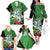 Republic of Lithuana Rugby Family Matching Off The Shoulder Long Sleeve Dress and Hawaiian Shirt Sporty Style