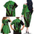 Republic of Lithuana Rugby Family Matching Off The Shoulder Long Sleeve Dress and Hawaiian Shirt Sporty Style