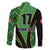 Republic of Lithuana Rugby Family Matching Off The Shoulder Long Sleeve Dress and Hawaiian Shirt Sporty Style