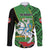 Republic of Lithuana Rugby Family Matching Off Shoulder Short Dress and Hawaiian Shirt Sporty Style