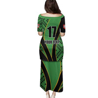 Republic of Lithuana Rugby Family Matching Puletasi and Hawaiian Shirt Sporty Style