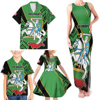 Republic of Lithuana Rugby Family Matching Tank Maxi Dress and Hawaiian Shirt Sporty Style