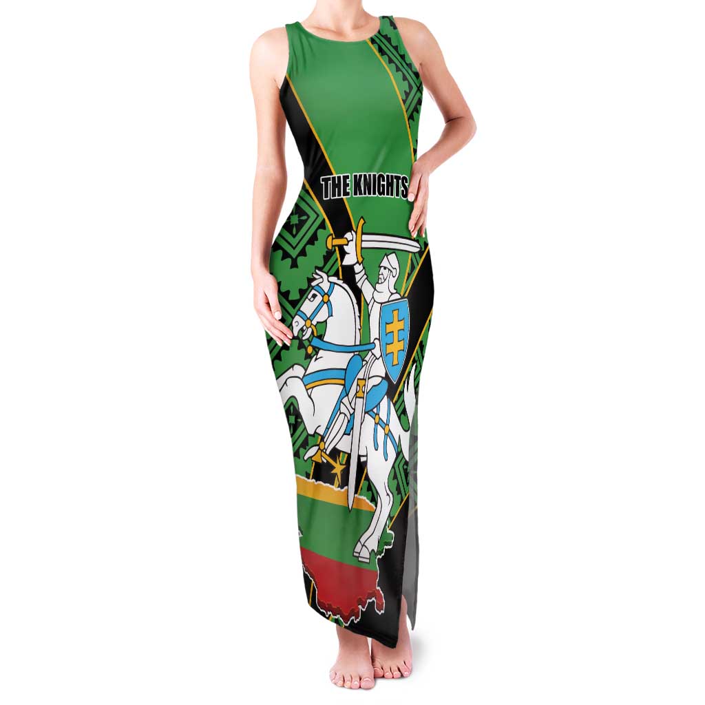 Republic of Lithuana Rugby Family Matching Tank Maxi Dress and Hawaiian Shirt Sporty Style
