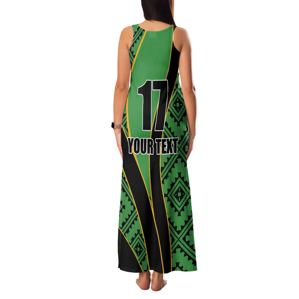 Republic of Lithuana Rugby Family Matching Tank Maxi Dress and Hawaiian Shirt Sporty Style