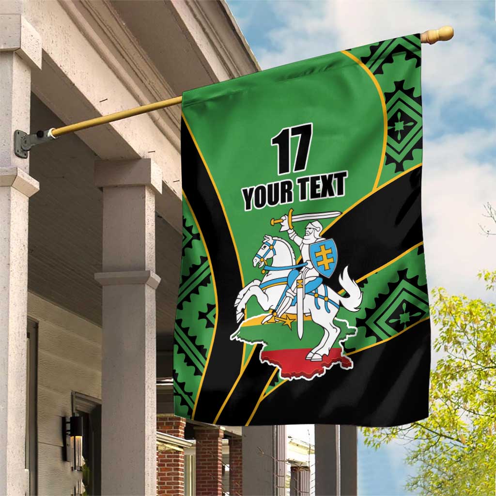 Republic of Lithuana Rugby Garden Flag Sporty Style