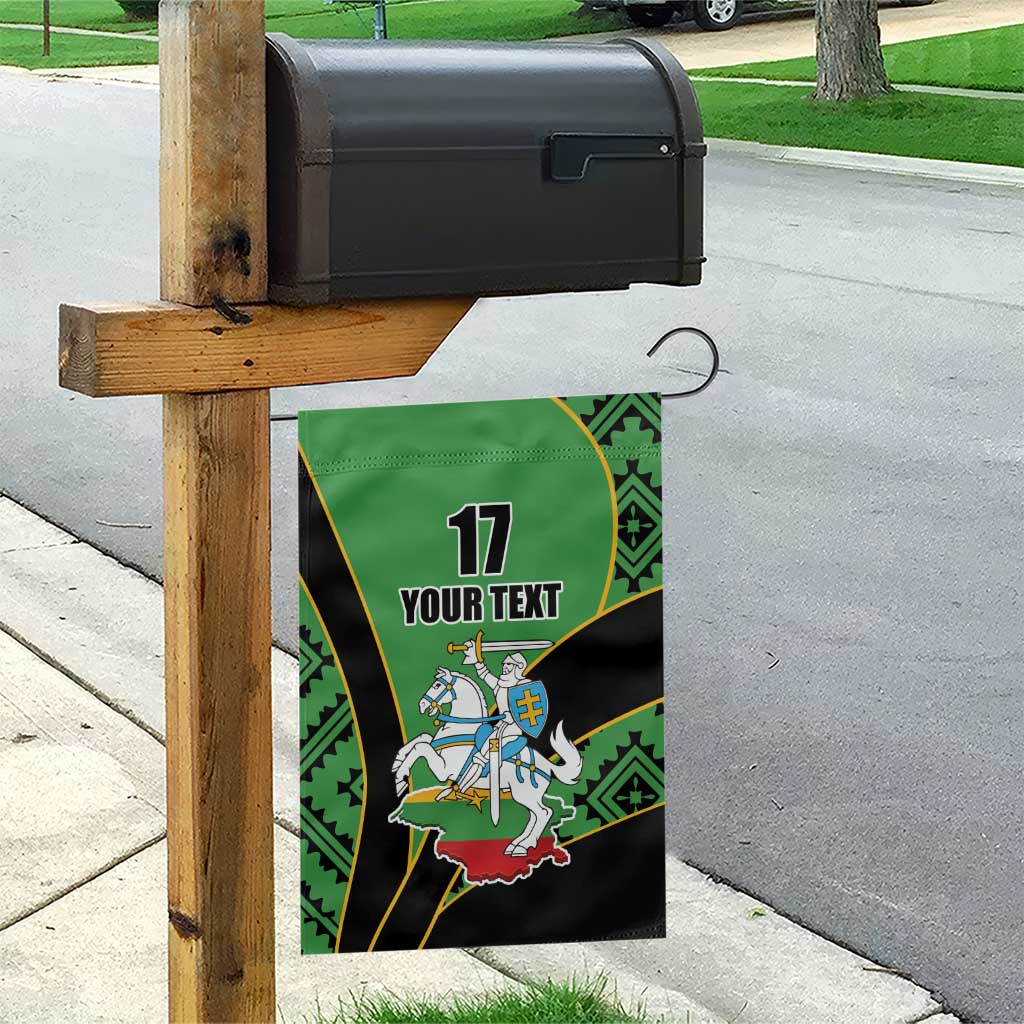 Republic of Lithuana Rugby Garden Flag Sporty Style