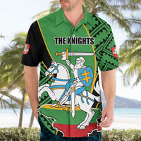 Republic of Lithuana Rugby Hawaiian Shirt Sporty Style
