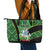 Republic of Lithuana Rugby Leather Tote Bag Sporty Style