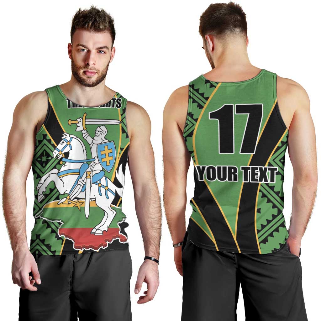 Republic of Lithuana Rugby Men Tank Top Sporty Style