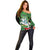 Republic of Lithuana Rugby Off Shoulder Sweater Sporty Style
