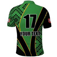 Republic of Lithuana Rugby Polo Shirt Sporty Style