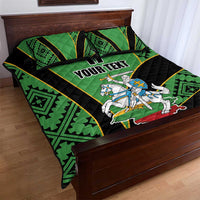 Republic of Lithuana Rugby Quilt Bed Set Sporty Style