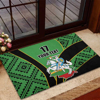 Republic of Lithuana Rugby Rubber Doormat Sporty Style