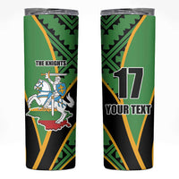 Republic of Lithuana Rugby Skinny Tumbler Sporty Style