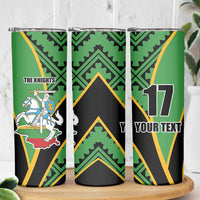 Republic of Lithuana Rugby Skinny Tumbler Sporty Style