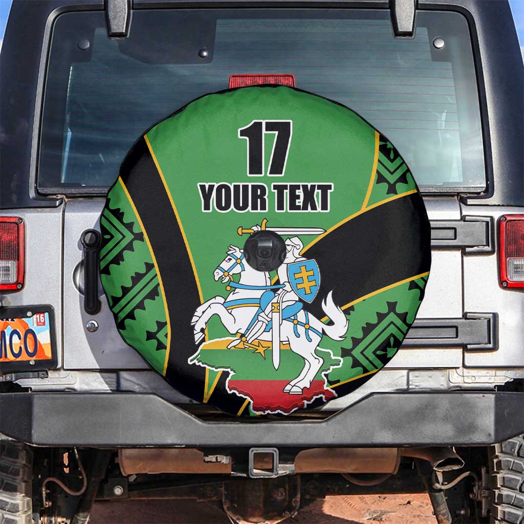 Republic of Lithuana Rugby Spare Tire Cover Sporty Style