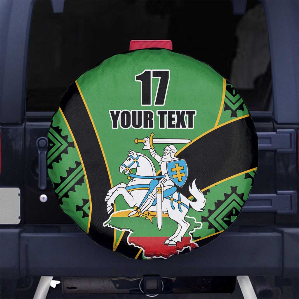 Republic of Lithuana Rugby Spare Tire Cover Sporty Style