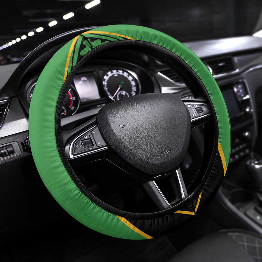 Republic of Lithuana Rugby Steering Wheel Cover Sporty Style
