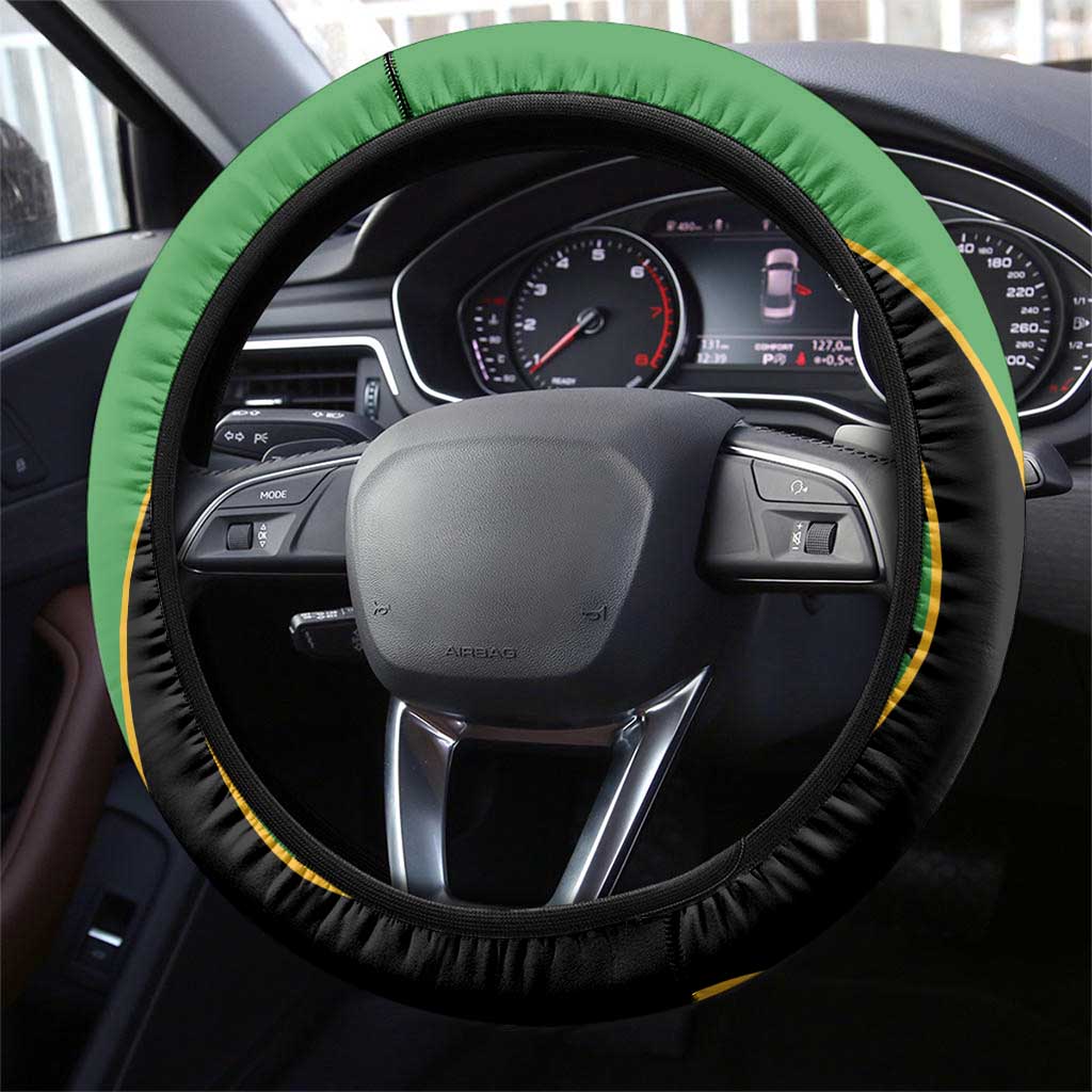 Republic of Lithuana Rugby Steering Wheel Cover Sporty Style