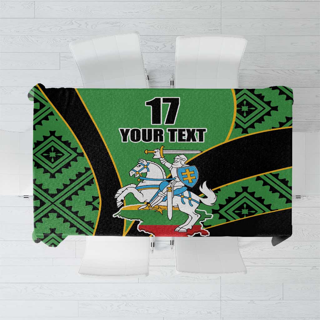 Republic of Lithuana Rugby Tablecloth Sporty Style