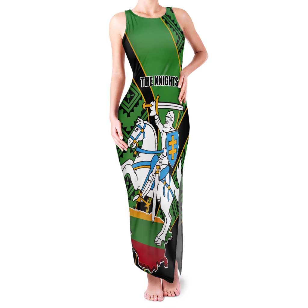 Republic of Lithuana Rugby Tank Maxi Dress Sporty Style