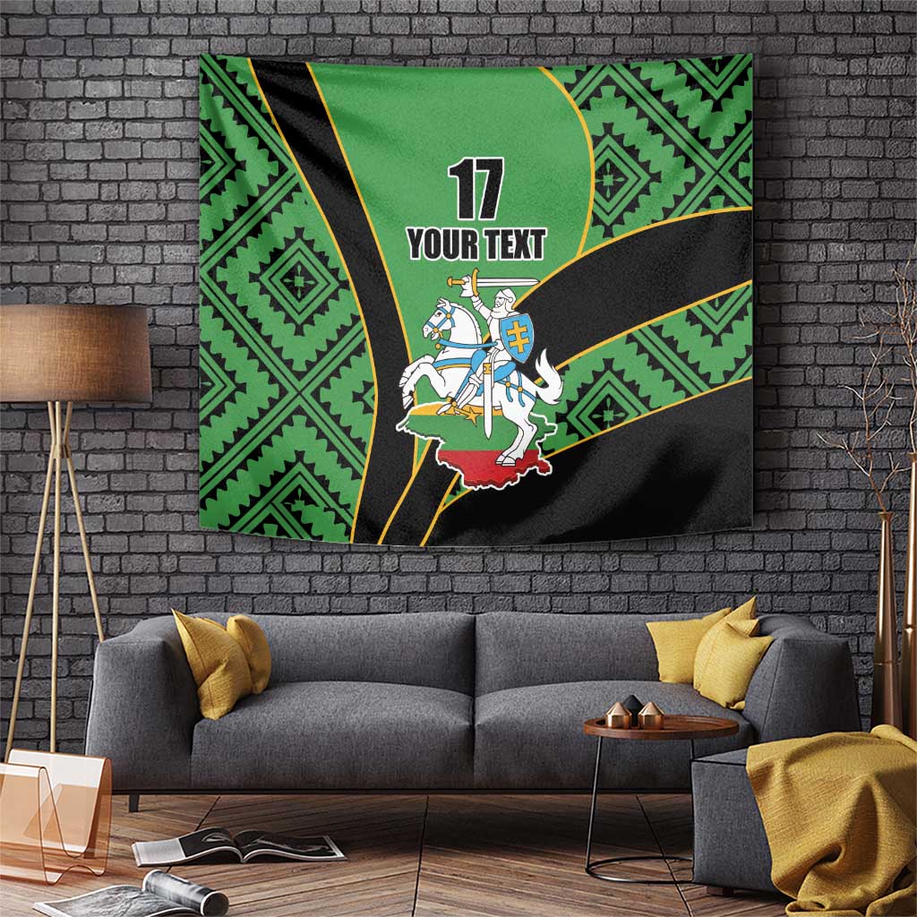 Republic of Lithuana Rugby Tapestry Sporty Style