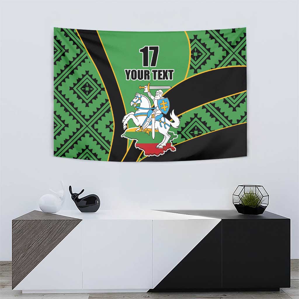 Republic of Lithuana Rugby Tapestry Sporty Style